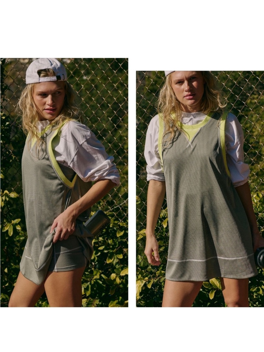 NWT Free People Movement Walk Out One Piece - Sage Stone